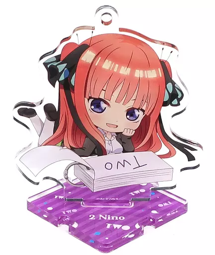 中野二乃 つながるアクリルキーホルダー 「五等分の花嫁∬×ローソン」