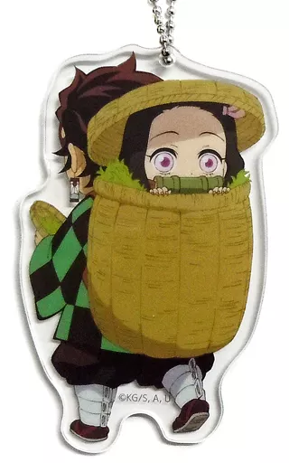 竈門炭治郎＆竈門禰豆子 アクリルチャーム 「鬼滅の刃 全集中展」 静岡会場限定