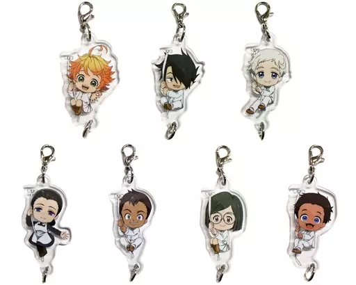 全7種セット つながるアクリルチャーム 「約束のネバーランド×セブンイレブン」 対象商品購入特典