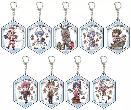 全9種セット 「イナズマイレブン オリオンの刻印 アクリルキーホルダー 01.グラフアートデザイン クリスマスver.」