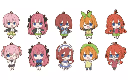 全10種セット 「五等分の花嫁∬ トレーディングラバーストラップ」