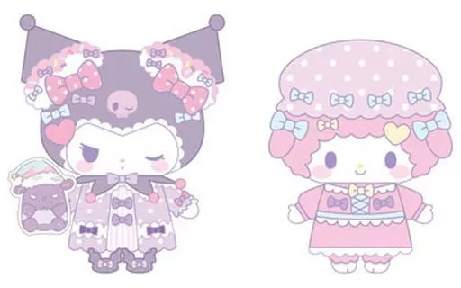 クロミ＆マイスウィートピアノ フィンガーマスコット・パペラセット DOLLY MIX 「サンリオキャラクターズ」