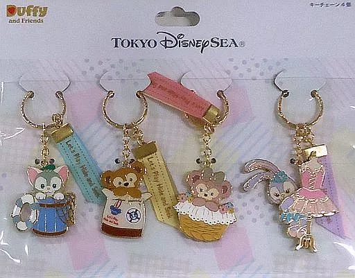 集合 キーチェーンセット 「ディズニー ダッフィーたちのかくれんぼ」 東京ディズニーシー限定