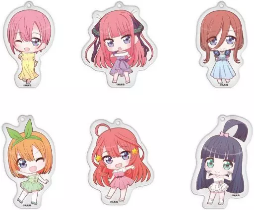 全6種セット 「五等分の花嫁 デフォルメトレーディングアクリルキーホルダー」