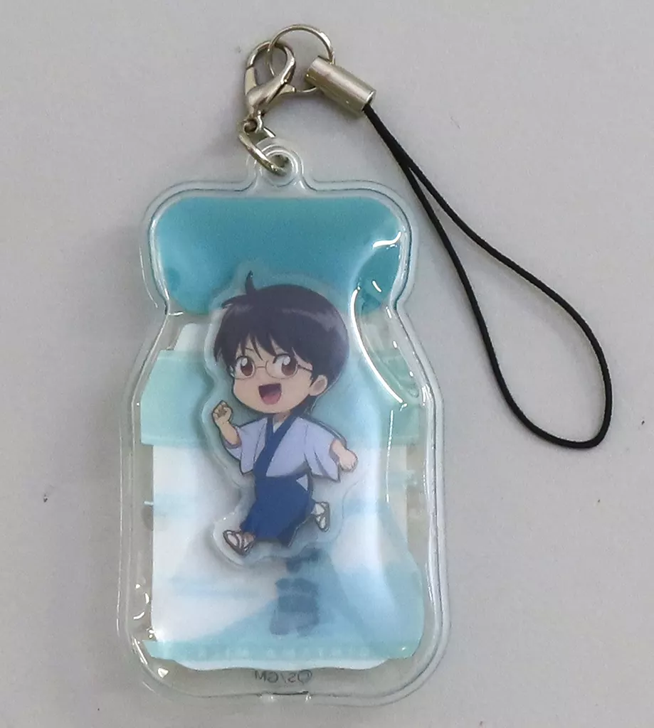 志村新八 湯上り牛乳ストラップ 「銀魂 THE FINAL×大江戸温泉物語 大江戸銀魂ランド THE FINAL」