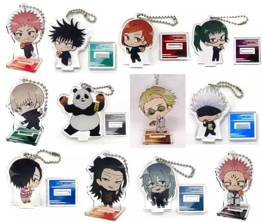 全12種セット 「セガコラボカフェ 呪術廻戦 デフォルメアクリルキーホルダー」