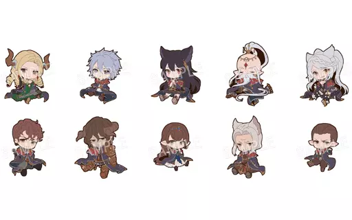 全10種セット 「GRANBLUE FANTASY-グランブルーファンタジー ぺたん娘トレーディングラバーストラップVol.5」