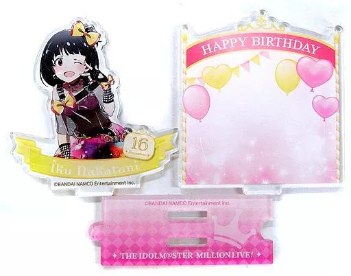 中谷育 バースデーアクリルスタンド 「アイドルマスター ミリオンライブ!」