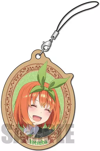 中野四葉 木札ストラップ 「五等分の花嫁∬」