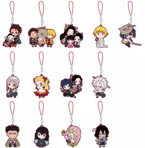 全13種セット 「鬼滅の刃 滅! カプセルラバーマスコット5」