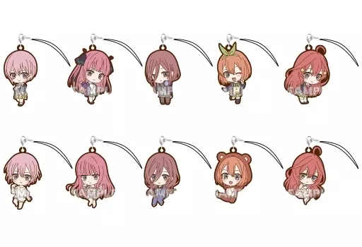 全10種セット 「五等分の花嫁 カプセルラバーストラップ」