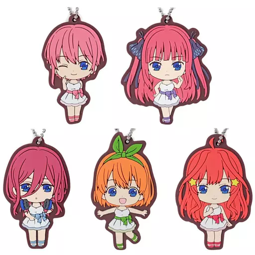 全5種セット ラバーマスコット 「ガシャポンくじ 五等分の花嫁∬ あそーと」 B賞