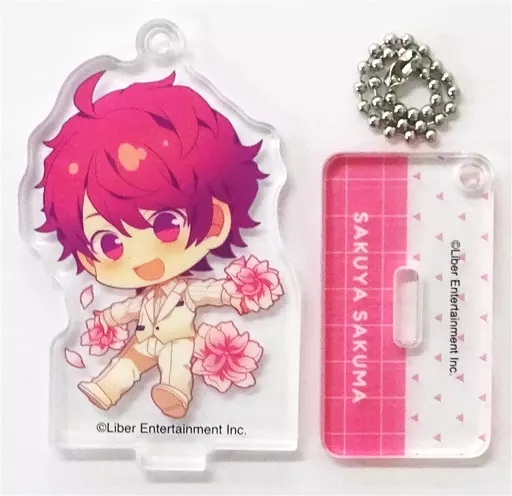 新品★A3!★春組【佐久間咲也＆シトロン】アニカフェ★PVCキーホルダー A3! アクリルキーホルダー&コースター 春組 佐久間咲也 シトロン