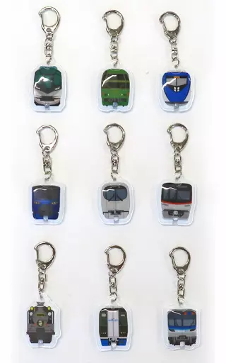 全9種セット オリジナルLEDキーホルダー 「鉄道会社9社合同企画×ファミリーマート」 対象商品購入特典