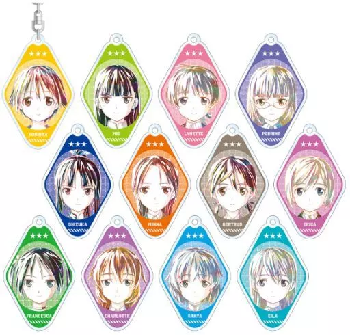 全12種セット 「第501統合戦闘航空団 ストライクウィッチーズ ROAD to BERLIN トレーディング Ani-Art アクリルキーホルダー」