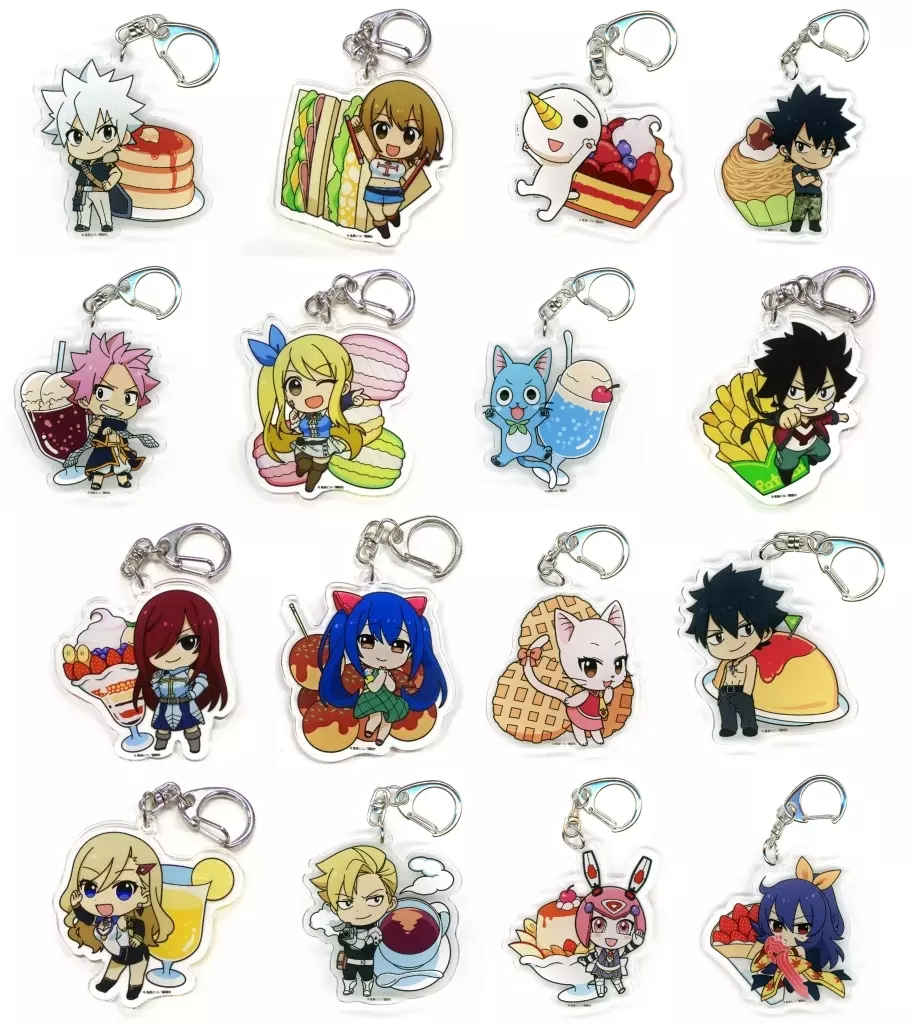 雑貨　全16種セット 「Mashima HERO’S×PRINCESS CAFE アクリルキーホルダー」