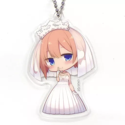 中野一花 「五等分の花嫁∬×ファミリーマート オリジナルアクリルキーホルダー ウェディングver.」