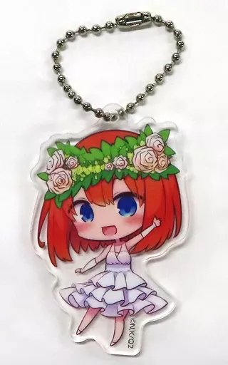 中野四葉 「五等分の花嫁∬×ファミリーマート オリジナルアクリルキーホルダー ウェディングver.」