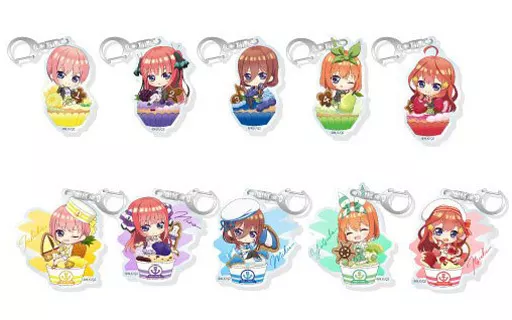 全10種セット 「五等分の花嫁∬ トレーディング アクリルキーホルダー きゃらどるちぇ」