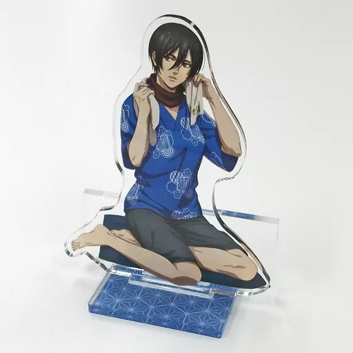 ミカサ・アッカーマン アクリルスタンド(等身) 「進撃の巨人×極楽湯・RAKU SPA 休まなくては勝てない・・・ お風呂の民～The SENTO Seazon～」_image