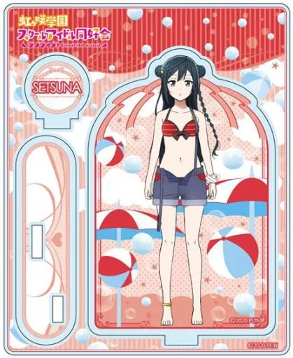て*て様 優木せつ菜 水着 bigアクリルスタンド 駿河屋 -<中古>優木せつ菜(水着ver) アクリルスタンド 「ラブライブ!虹