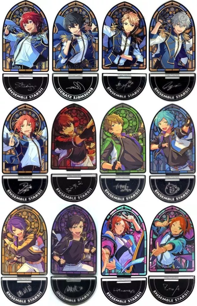 アクリルスタンド・アクリルパネル　全12種セット 「あんさんぶるスターズ!! 窓扉(花窓) アクリルスタンド C」 中国限定