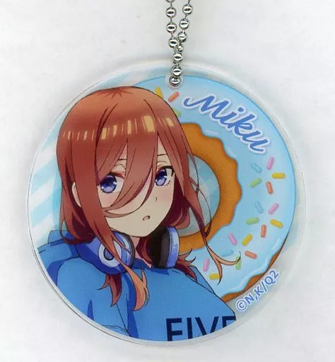 中野三玖 アクリルキーホルダー(モダンきものガール) 「五等分の花嫁∬ POP UP SHOP in 新宿マルイアネックス vol.5 あにしゅがブラインドドーナツ」 同梱品