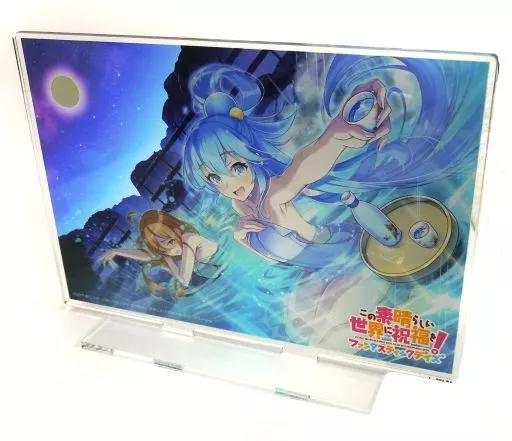 雑貨　アクア＆ウィズ(水と温泉の都に乾杯) アクリルイラストスタンド 「この素晴らしい世界に祝福を!ファンタスティックデイズ 1stアニバーサリー記念グッズ」