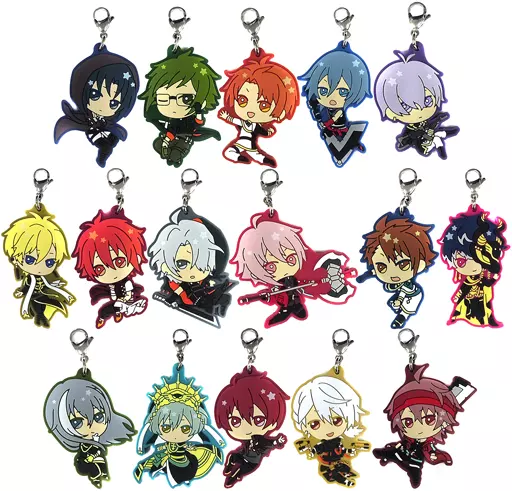 全16種セット ラバーチャーム きらどる 「一番くじ アイドリッシュセブン LA DANSE MACABRE」 I賞