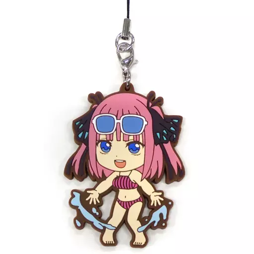 中野二乃 ラバーストラップ きゅんキャラいらすとれーしょんず 「一番くじ 五等分の花嫁∬-BrideStyle-」 F賞