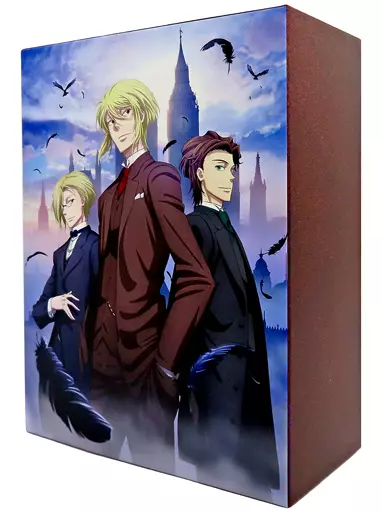 雑貨　ウィリアム＆アルバート＆ルイス 描き下ろし1～4巻収納BOX 「Blu-ray/DVD 憂国のモリアーティ 第1巻～4巻」 Amazon.co.jp連動購入特典