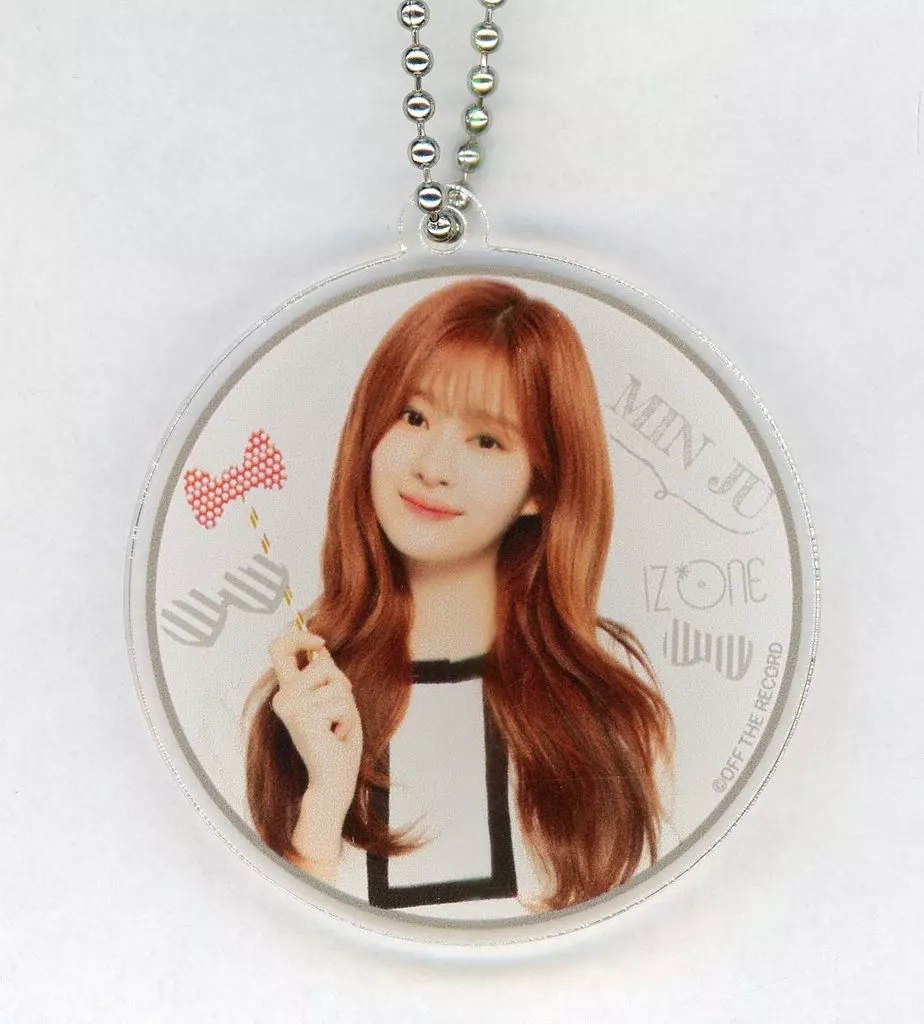 キム・ミンジュ(IZ*ONE) ランダムアクリルフォトキーホルダー(丸型)