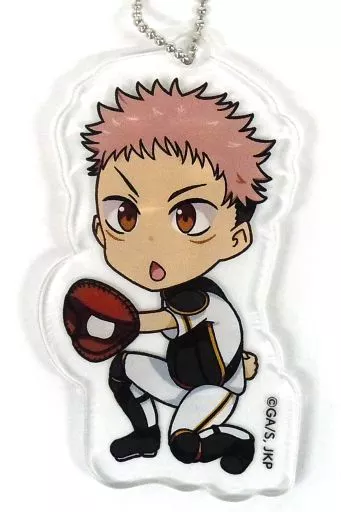 虎杖悠仁 「呪術廻戦×読売ジャイアンツ ブラインド式ちびキャラアクリルキーホルダー」