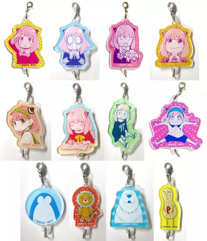 全12種セット 「SPY×FAMILY つながる! アクリルチャーム」