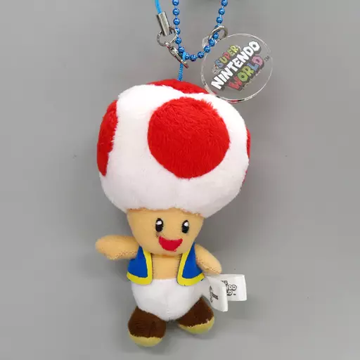 キノピオ(通常) ぬいぐるみキーチェーン 「スーパーマリオ」 ユニバーサル・スタジオ・ジャパン スーパーニンテンドーワールド限定