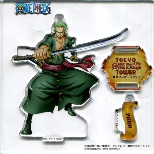 ロロノア・ゾロ キャラクターランキング アクリルスタンドチャーム 「東京ワンピースタワー」 トンガリストア限定（枠欠品）