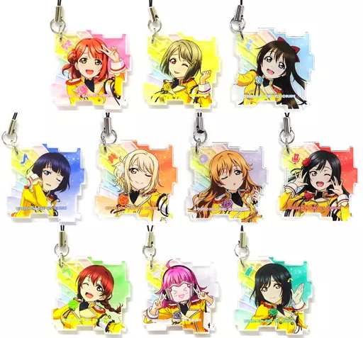 全10種セット 「ラブライブ!虹ヶ咲学園スクールアイドル同好会 校内シャッフルフェスティバル アクリルパズル」 会場限定ガチャ