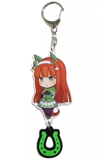 サイレンススズカ ラバー蹄鉄付きアクリルキーホルダー 「ウマ娘 プリティーダービー」 C91グッズ