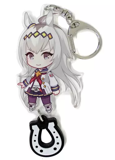 オグリキャップ ラバー蹄鉄付きアクリルキーホルダー 「ウマ娘 プリティーダービー」 C91グッズ