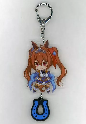雑貨　ダイワスカーレット ラバー蹄鉄付きアクリルキーホルダー 「ウマ娘 プリティーダービー」 C91グッズ