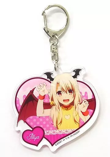 イリヤスフィール・フォン・アインツベルン 描き下ろしアクリルキーホルダー(スイートデビル) 「Fate/kaleid liner プリズマ☆イリヤ POP UP SHOP ～新宿に小悪魔イリヤがやって来た!～ in 新宿マルイアネックス」