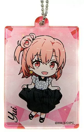 由比ヶ浜結衣 両面アクリルキーホルダー 「やはり俺の青春ラブコメはまちがっている。完 くじメイト」 D-3賞
