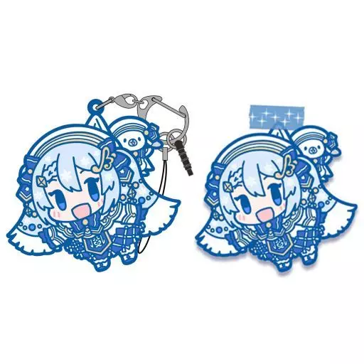 雪ミク つままれ(キーホルダー＆ストラップ)限定シール付き 「SNOW MIKU 2021」