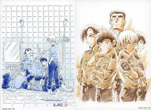 雑貨　降谷零＆松田陣平＆諸伏景光＆萩原研二＆伊達航 青山剛昌Wアートボード 「名探偵コナン 警察学校編」 週刊少年サンデーS 2020年1月号 応募者全員サービス