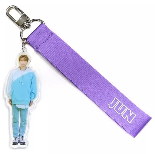 ジュン ACRYLIC KEYRING STRAP SET(アクリルキーリングストラップセット) 「2020 SVT 4th FAN MEETING SEVENTEEN in CARAT LAND」