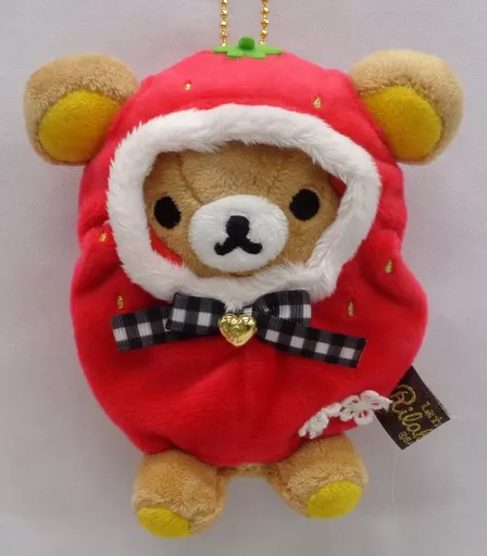 リラックマ パリのいちごテーマ ぶらさげぬいぐるみ 「リラックマ」 リラックマストア限定