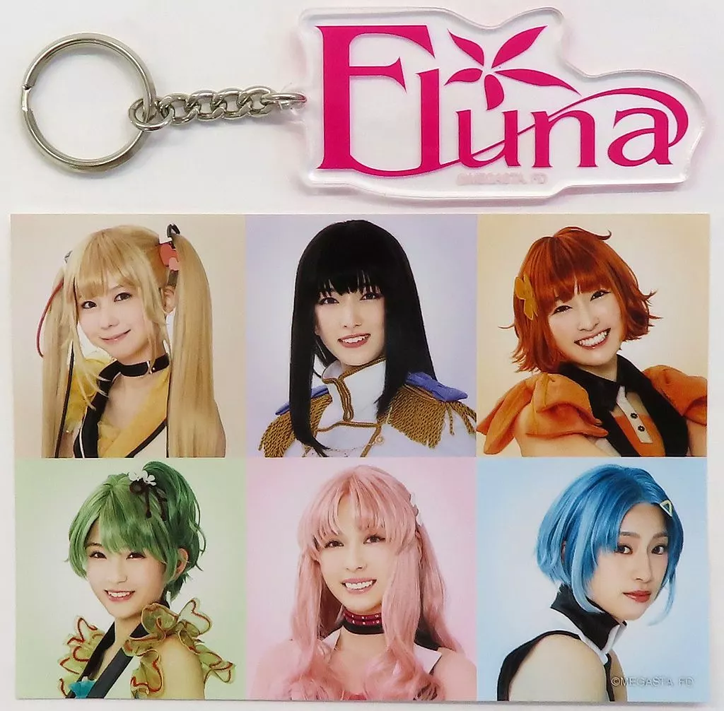 ユニットロゴアクリルキーホルダー Fluna Ver.(ユニット集合ブロマイド1枚付) 「2.5次元ダンスライブ『ツキウタ。』ステージ Girl’s Side MEGASTA.『FIRST DREAM -あなたとみるはじめてのゆめ-』」（全付属品欠品）