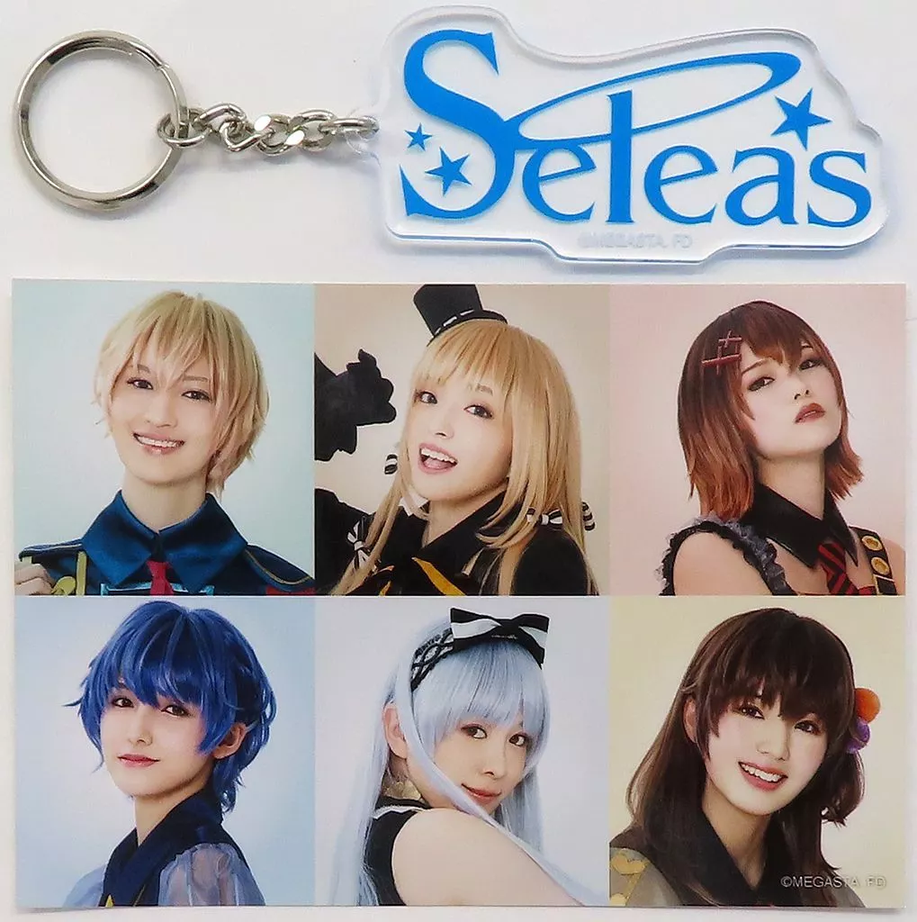 ユニットロゴアクリルキーホルダー Seleas Ver.(ユニット集合ブロマイド1枚付) 「2.5次元ダンスライブ『ツキウタ。』ステージ Girl’s Side MEGASTA.『FIRST DREAM -あなたとみるはじめてのゆめ-』」
