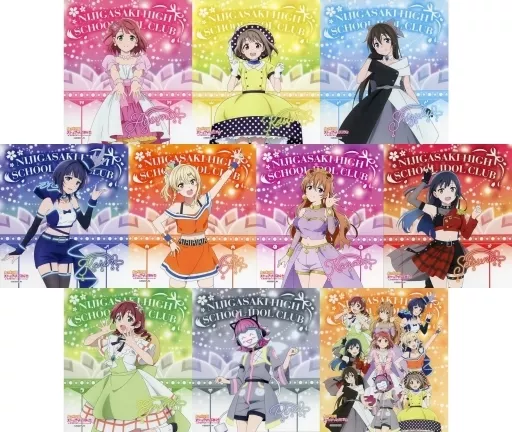 虹ヶ咲　セガコラボカフェ アートパネル　アニメ挿入歌　全10種セット　未開封 ラブライブ！虹ヶ咲学園スクールアイドル同好会」アートパネル販売の