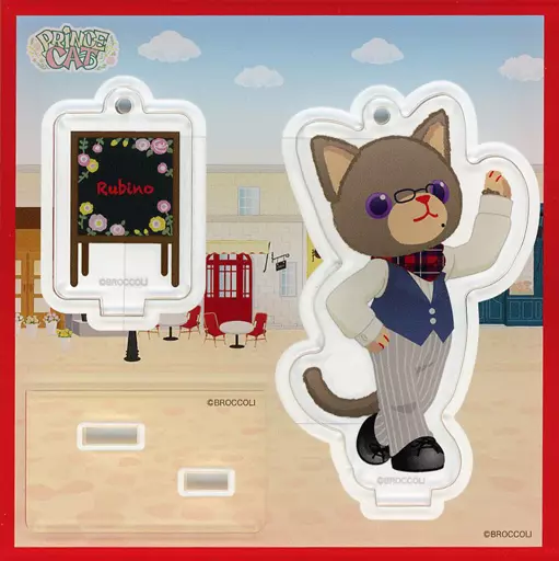 ルビーノ(鳳瑛一) PRINCE CAT スタンド付きアクリルキーホルダー おでかけVer. 「うたの☆プリンスさまっ♪ PRINCE CAT -SPRING HAS COME-」